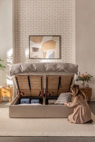 Szafka nocna w dekorze dębu Langley – Actona