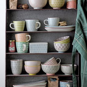 Komplet 4 kamionkowych kubków Bloomingville Patrizia