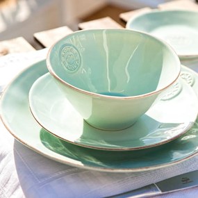 Turkusowy talerz kamionkowy Costa Nova Nova, ⌀ 27 cm