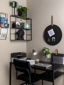 Czarny gazetnik ścienny PT LIVING