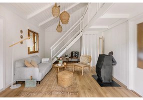 Biała lampa stojąca Kave Home Jovik