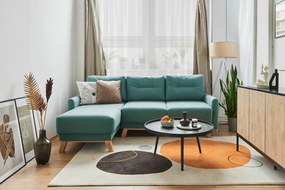 Turkusowy rozkładany narożnik Bonami Selection Pop