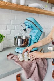 Jasnofioletowa lniana ściereczka Linen Tales, 65x45 cm