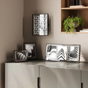 Czarna metalowa ramka stojąca/ścienna 23x18 cm Prisma – Umbra