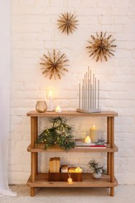 Świeczka LED (wys. 15 cm) Flamme Stripe – Star Trading