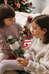 Drewniane figurki świąteczne zestaw 2 szt. (wysokość 38 cm) Darren – Bloomingville