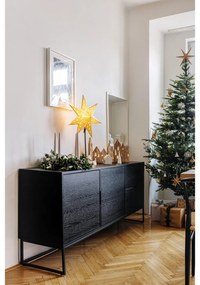 Dekoracja świetlna w kolorze złota ze świątecznym motywem ø 45 cm Glitter – Markslöjd