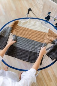 Stalowa suszarka Metaltex Vento, dł. 177 cm