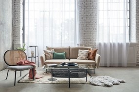 Jasnoszara sztuczna skóra Tiseco Home Studio Sheepskin, 60x90 cm