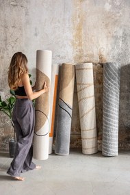 Pomarańczowo-kremowy dywan 160x230 cm Linea – Bonami Selection