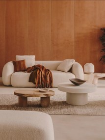 Kremowa poduszka na sofę z materiału bouclé Martina – Kave Home