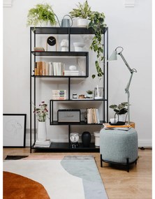 Czarno-biały porcelanowy wazon Mauro Ferretti Pot Face