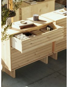 Naturalna komoda z drewna sosnowego Karup Design Kommo