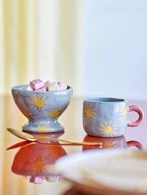 Jasnoniebieska ceramiczna miska dla dzieci ø 9 cm Nini – Bloomingville