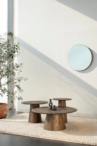 Okrągły stolik z litego drewna dębowego ø 55 cm Mushroom – Gazzda