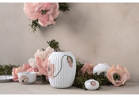 Biały porcelanowy świecznik Kähler Design Poppy, ø 7,5 cm