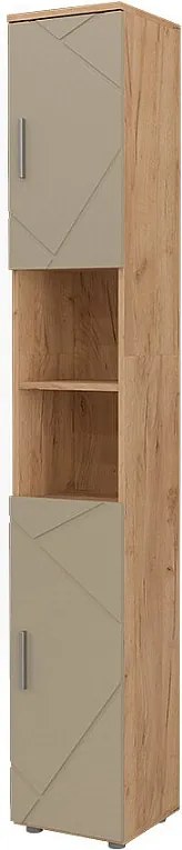 Szafka łazienkowa złoty dąb energetyczny 30x30x192 irma