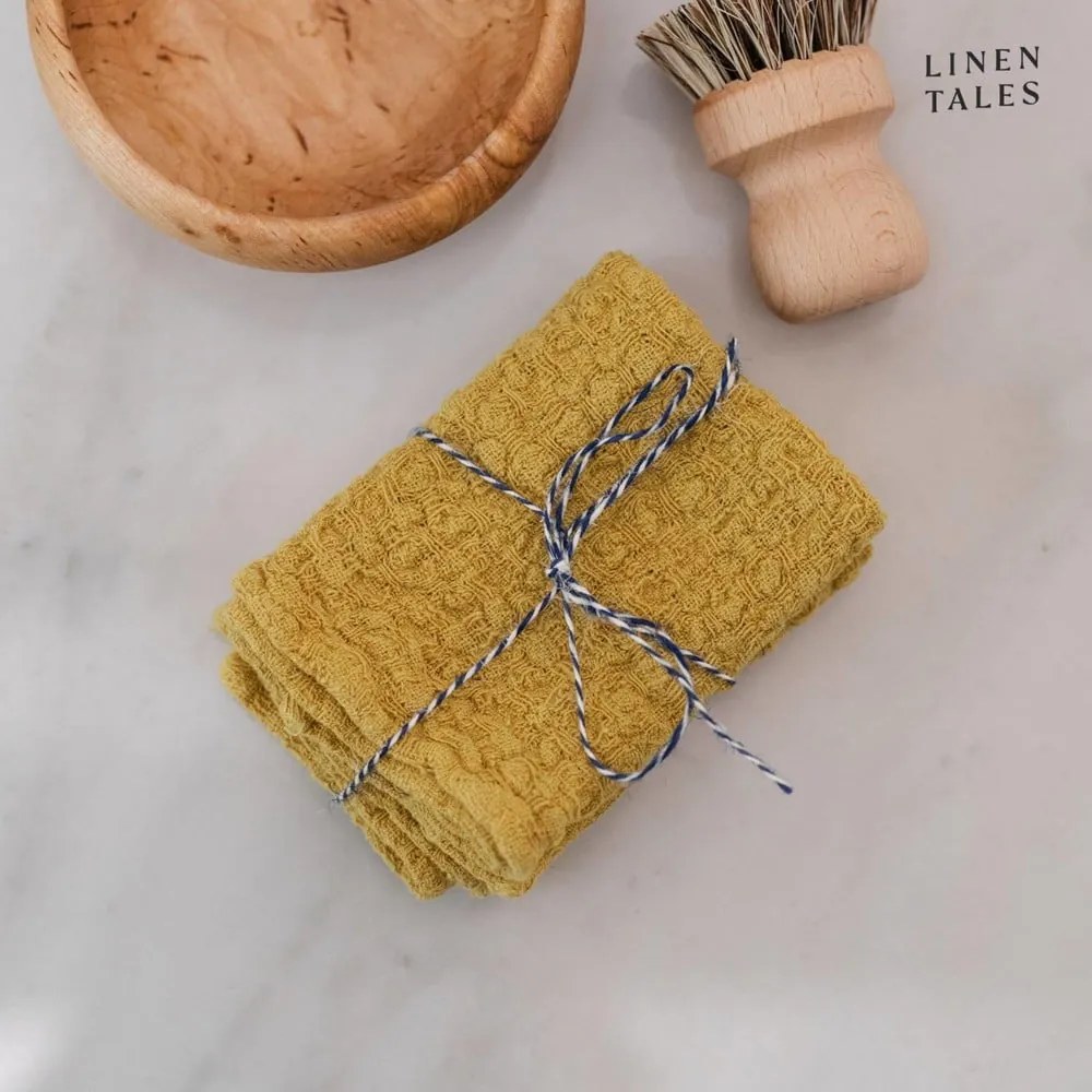 Lniane ścierki zestaw 2 szt. 26x26 cm – Linen Tales