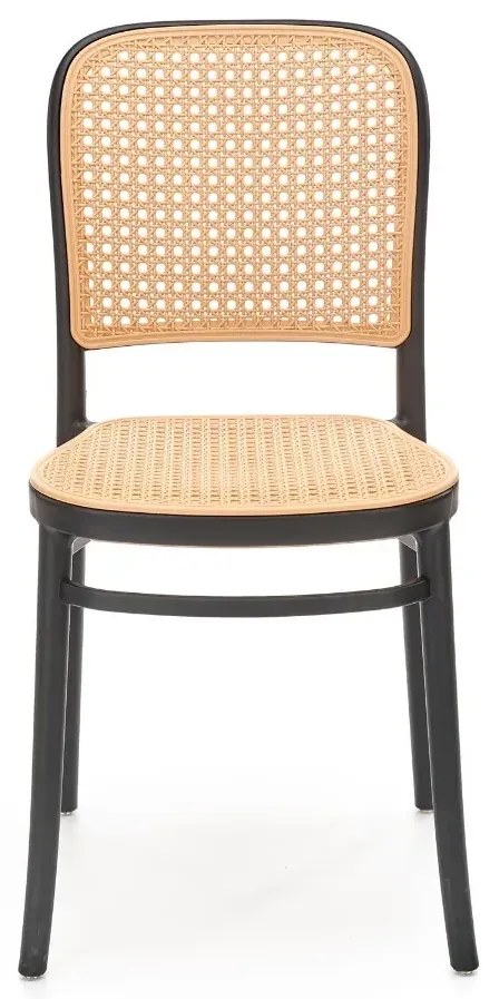 Krzesło K-483 naturalne/czarne HALMAR