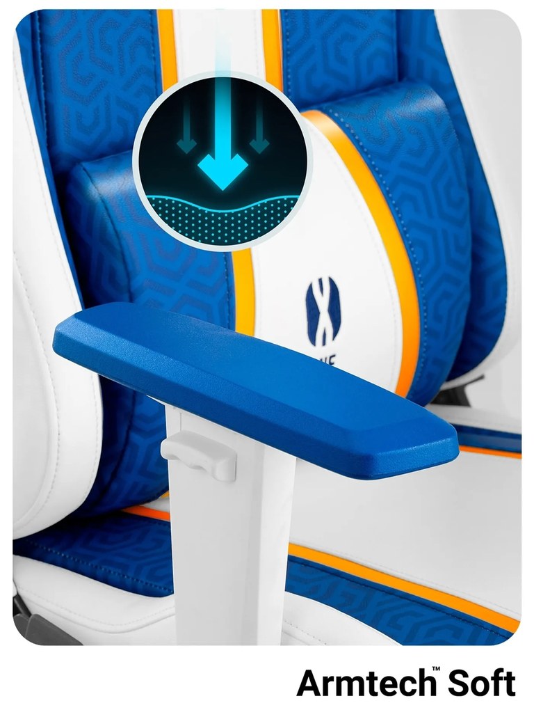 Fotel Gamingowy Diablo X-One 2.0 Small: Aqua Blue