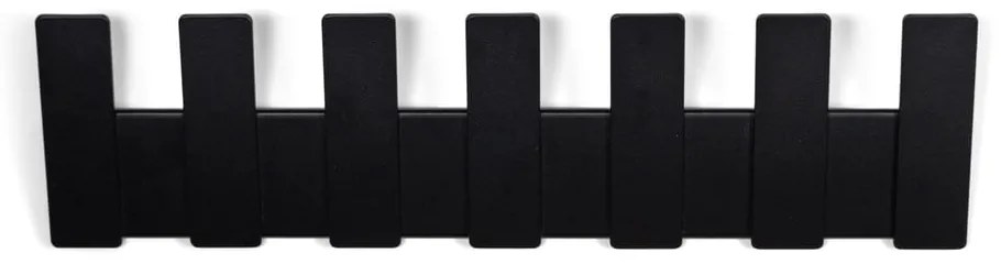 Czarny metalowy wieszak ścienny 64 cm Angle – Spinder Design