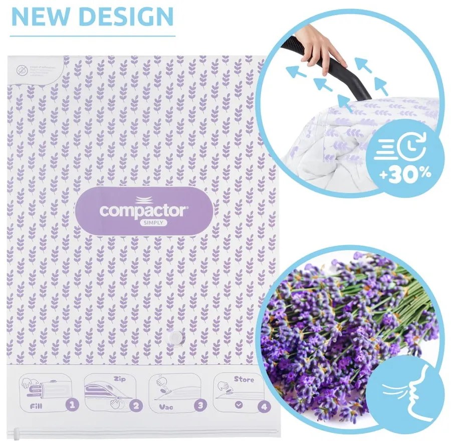 Worki próżniowe zestaw 5 szt. Compress Lavender – Compactor