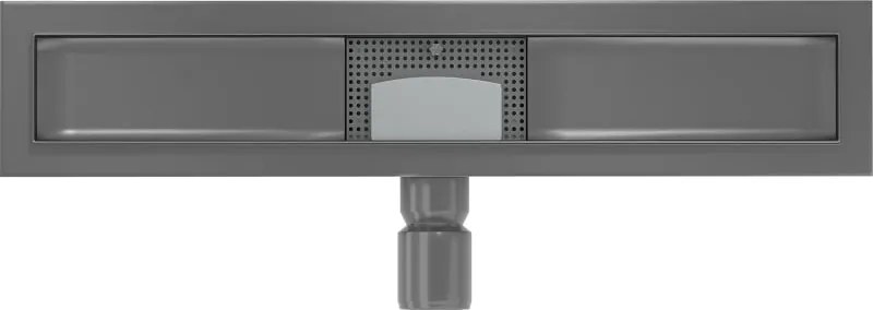Mexen Flat korpus do odpływu liniowego 60 cm, gun gray szczotkowany - 1E15060