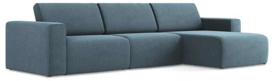 Niebieski narożnik modułowy (prawostronny) Kalea – Makamii