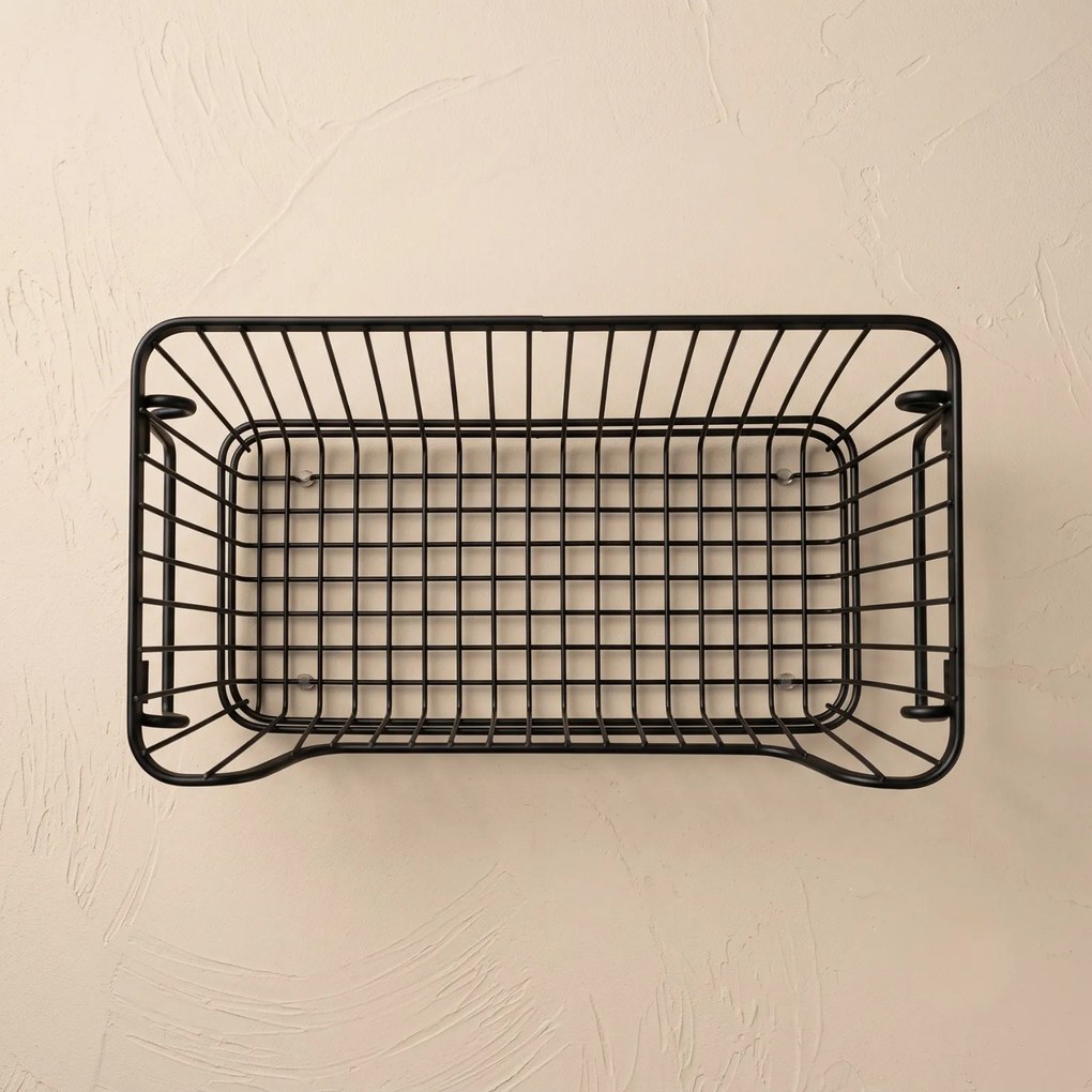 Kosz na owoce metalowy z uchwytami, 34 x 18 x 14 cm