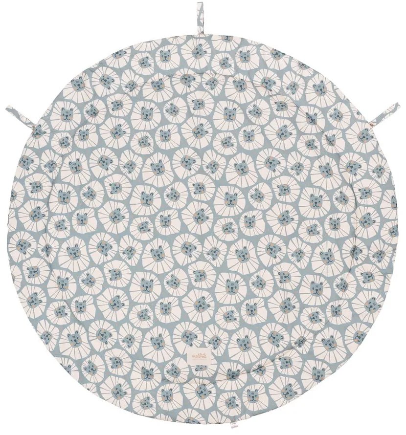 Niebieska mata do zabawy dla dzieci Denim Lions – Malomi Kids
