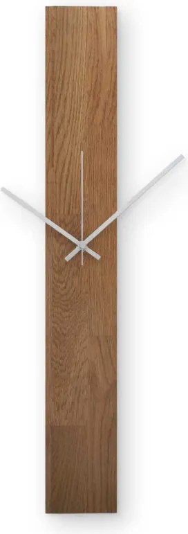 Drewniany zegar ścienny z dębu, nowoczesny design - TKOI