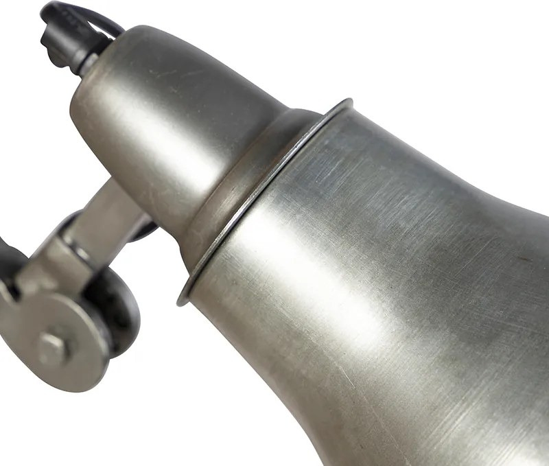 Industrialna lampa ścienna szara regulowana - Mersey