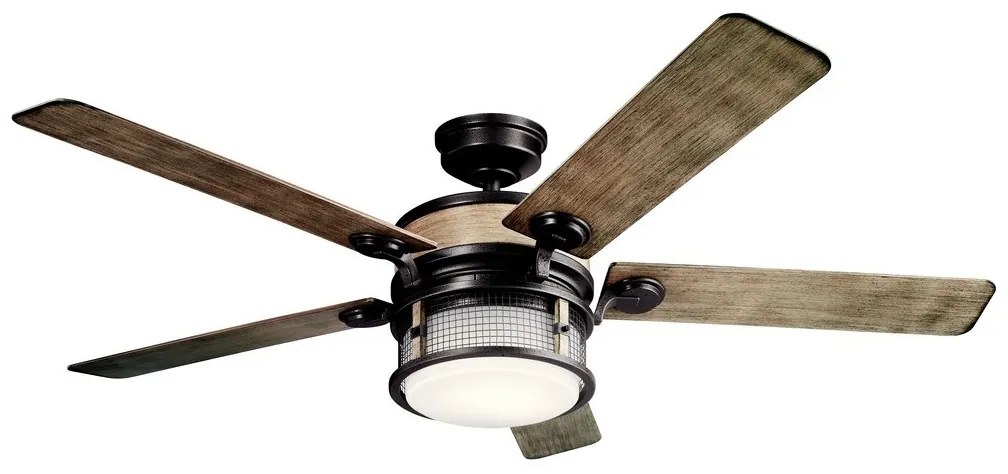 Kichler KLF-AHRENDALE-60-AVI-LED Wentylator sufitowy 10W/230V IP44+DO