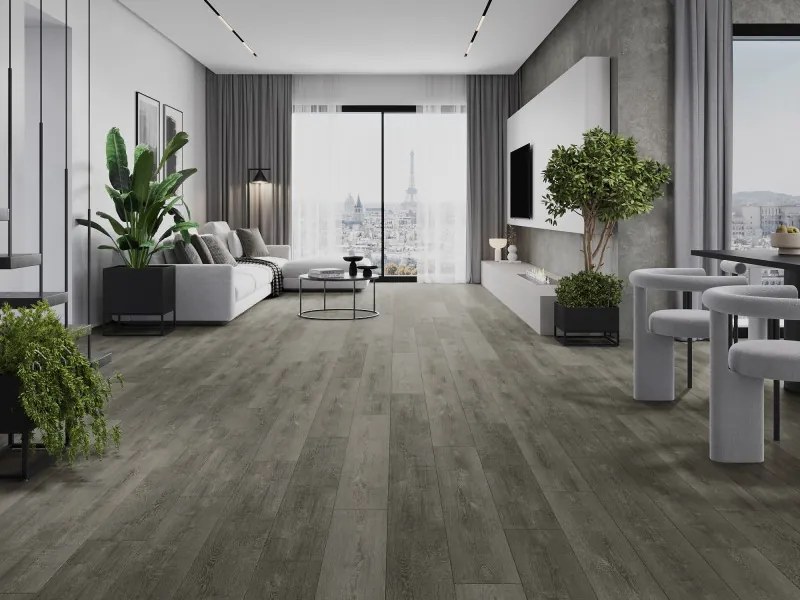 Mexen New Albany panele winylowe 1227 x 187 mm LVT Dryback 2,5 mm, podkład PVC, 4 V-Fuga, Dąb - F1317-1227-187-255-4V1-01