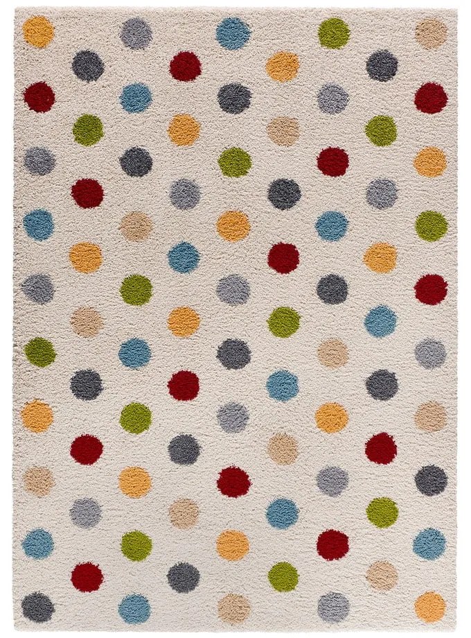 Kremowy dywan 80x150 cm Norge Dots – Universal