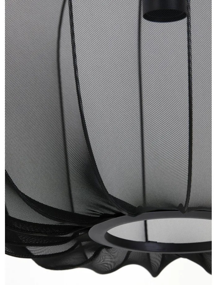 Czarna lampa sufitowa ø 50 cm Plumeria – Light &amp; Living