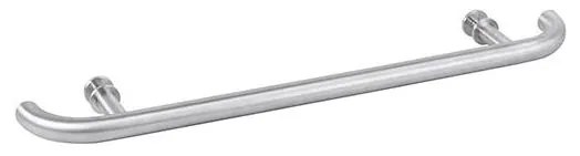 Uchwyt drzwiowy 80x4 cm, stal nierdzewna/srebrny