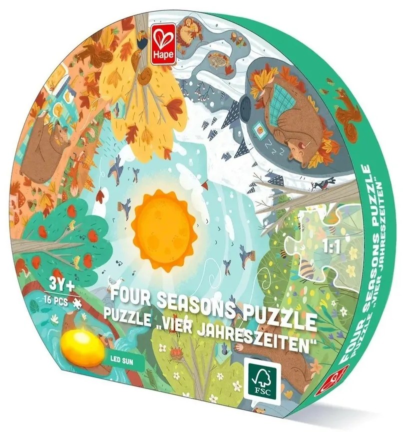 Hape Puzzle - Cztery pory roku