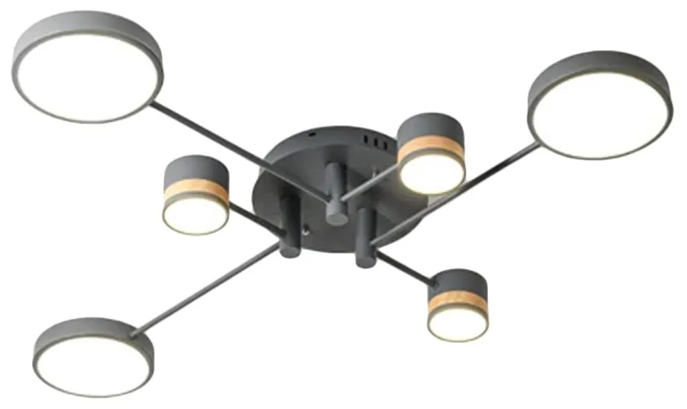 LAMPA SUFITOWA APP529-6C Szara