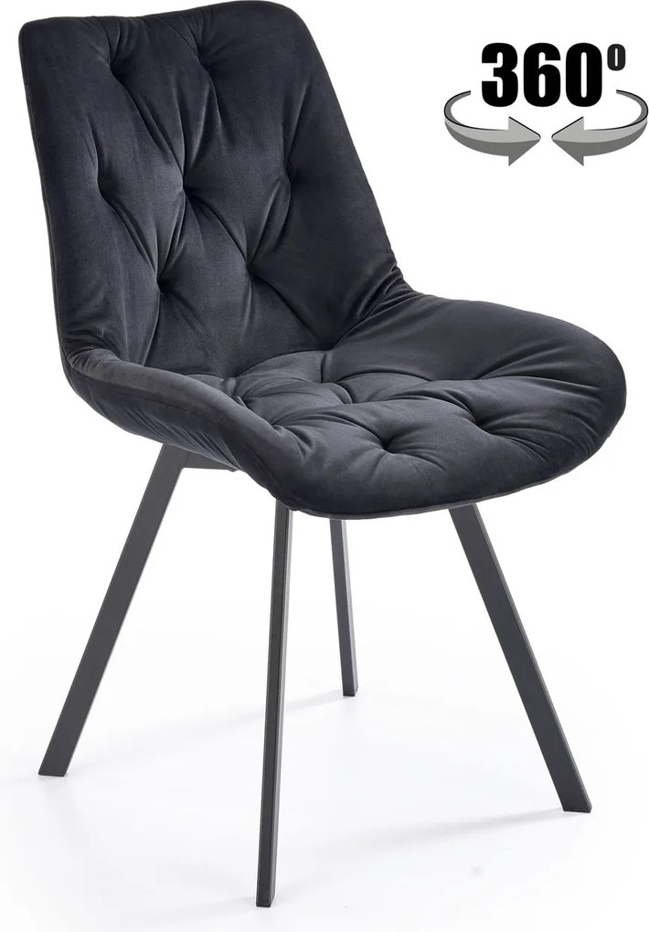 Krzesło do jadalni K519 Halmar z obrotowym siedziskiem