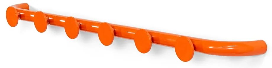 Pomarańczowy metalowy wieszak ścienny Retro – Spinder Design