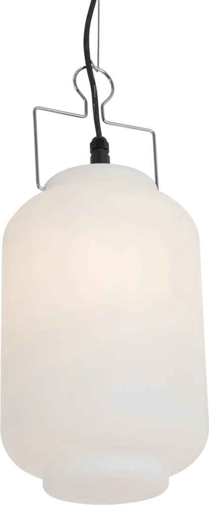 Inteligentna wisząca lampa zewnętrzna biała 20 cm z WiFi A60 - Pion