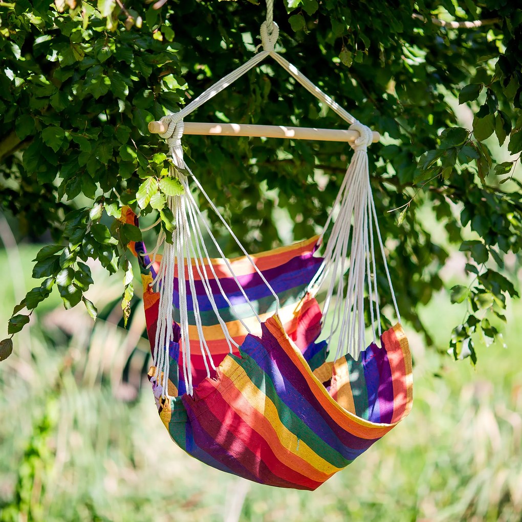 Krzesło brazylijskie 100 x 130 cm paski PATIO