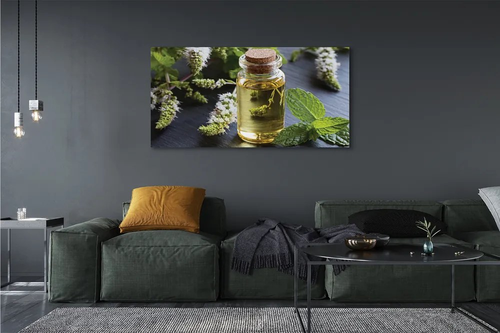 Zdjęcie na płótnie Orzeźwiająca Herbata Miętowa