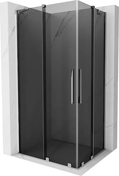 Mexen Velar Duo kabina prysznicowa rozsuwana 90 x 80 cm, grafit, chrom - 871-090-080-42-01