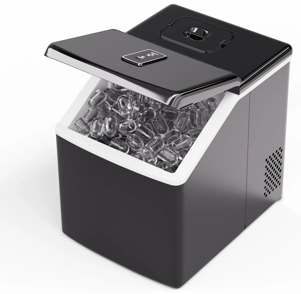 Klarstein ClearCube 13kg/24h 1.1L Kostkarka do Lodu Czarny