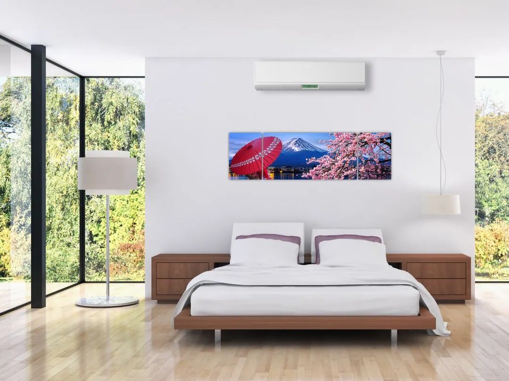 Obraz - Widok na szczyt, Japonia (170x50 cm)