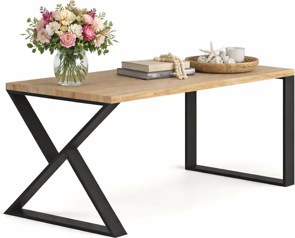 Prostokątny drewniany stół loft 160 x 80 G5-Z65