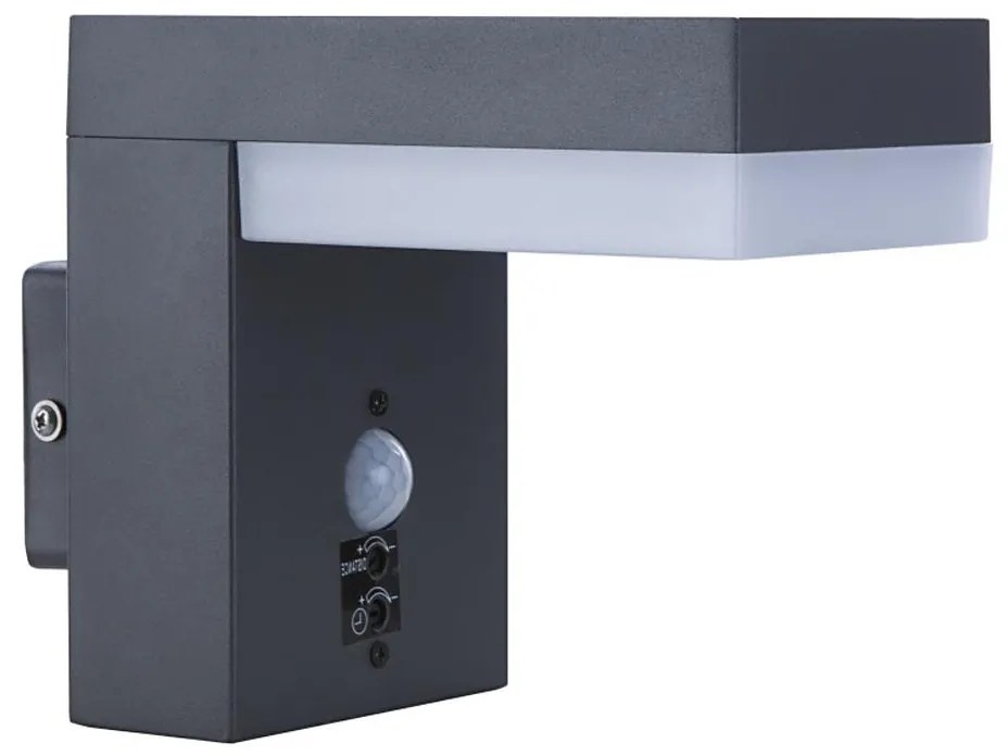 Globo 34186WS - LED lampa zewnętrzna z czujnikiem OSKARI LED/9,5W/230V IP44