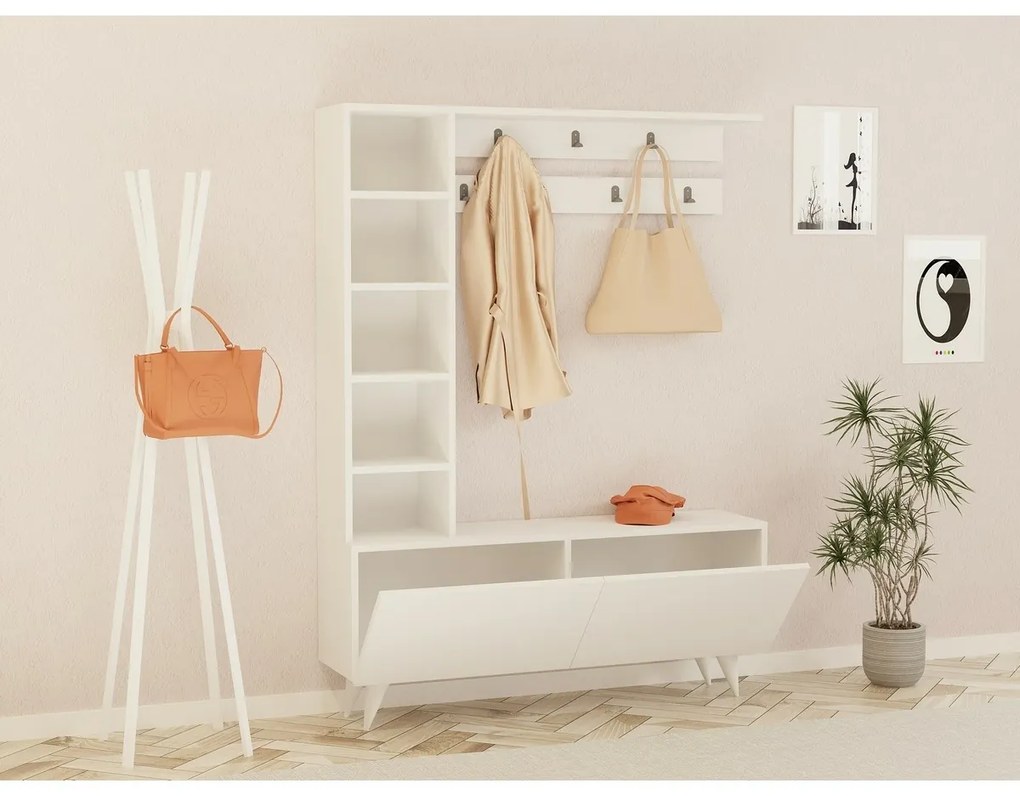 Zestaw do przedpokoju Bahar White